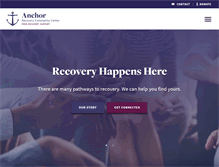 Tablet Screenshot of anchorrecovery.org